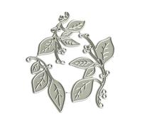 Leaves Metal Die Cut Carbon Steel Cutting Dies Embossing Stencils for Card Photo Journal Scrapbooking Decorations Leaves Die Cuts Embossing Molds Metal Cutting Dies for Photo Journal Decoration