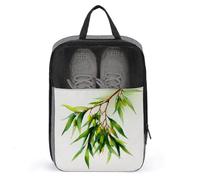 Leaves of an Evergreen Tree Shoe Bag for Travel Daily Use Anti-dust Storage Carrier Golf Shoe Pouch