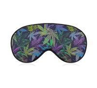 Leaves ofUnisex Light-Blocking Eye Mask Sleep Mask Suitable for Naps at Home, in The Office, and on Airplanes