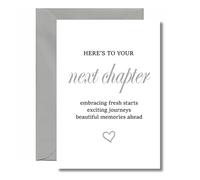 Leaving Card For Colleague - Next Chapter Card For New Job Or Fresh Start For Coworker N30