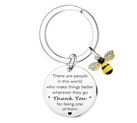 Leaving Gifts for Colleague Retirement Gifts for Women Coworker Colleague Keyring Thank You Gift for Nurse Teacher Employee There Are People In This World Who Make Things Better