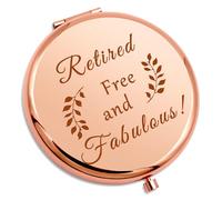 Leaving Gifts for Colleagues Compact Makeup Mirror Retiring Gifts for Coworkers Congratulations Retirement Present for Friends Boss Teacher Nurse Going Away Gift for Bestie Folding Makeup Mirror