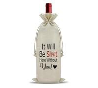 Leaving Gifts for Colleagues Retirement Wine Bottle Gift Bag Leaving Job Present Farewell Work Gift for Colleague Work Bestie Friends New Job Gifts Burlap Wine Bags Retirement Present for Women Men
