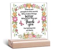 Leaving Gifts for Colleagues Thank You Acrylic Plaque Appreciation Keepsake for Employee Coworkers Friend Colleague Leaving Gifts Clear Desk Decor Retirement New Job Acrylic Plaque With Wooden Stand