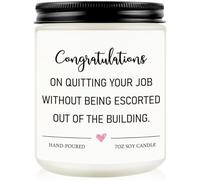 Leaving Gifts for Colleagues Women, Lavender Scented Candle Gift for Best Friends - Humorous Office Gift for Celebrating Job Quitting, Presents for Best Colleague Work Bestie Friends Coworker