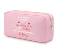 Leaving Gifts for Colleagues Women Makeup Bag Christmas Birthday Gifts for Female Nurse Colleagues Friends Going Away Gifts Retirement Gift for Colleagues Oxford Cloth Zipper Cosmetic Bag Travel Pouch