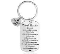 Leaving Gifts for Colleagues Women Men Work Bestie Keyring Funny Farewell Gifts for Coworker Work Colleague Leaving Goodbye Appreciation Go Away Gift for Works Friend Birthday Retirement Office