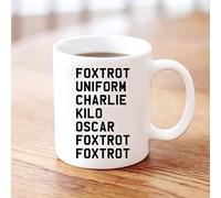 Leaving Gifts Ideas Joke - Funny Retirement Gift Mugs for Work Colleagues Friends Him Her Boss - NATO Phonetic Alphabet