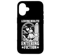 Leaving Reality Entering Fiction Reading Magic Case for iPhone 16