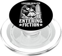 Leaving Reality Entering Fiction Reading Magic PopSockets PopGrip for MagSafe