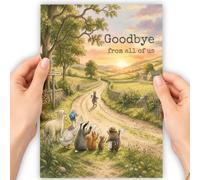Leaving Retirement New Job or Congratulations Card - Large A4 Size | Extra Large Farewell & Leaving Card for Coworkers, Colleagues, and Friends