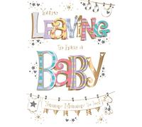 Leaving To Have A Baby Handmade Embellished Card By Talking Pictures Cards