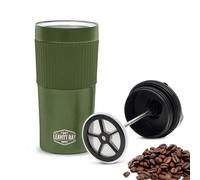 LEAVITT BAY COFFEE Green Portable French Press Travel Mug & Coffee Maker