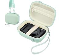 Leayjeen Digital Camera Case Compatible with Sony ZV-1, Protective Travel Carrying Bag with Shoulder Strap & Wrist Strap, Storage for Sony ZV-1 Digital Camera and Accessories-Grayish Green(Case Only)