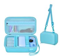 Leayjeen Kids Camera Case Compatible with Cimizi/Gofunly/Aasonida/CAMCLID/LETSHAHA Kids Instant Print Camera, Kids Instant Camera for 1080P Printed Photos,Birthday Gifts for Kids-Blue(Case Only)