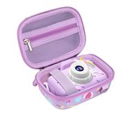 Leayjeen Kids Digital Camera Case, Compatible with Gofunly/Hangrui/Cocopa/GREENKINDER/YunLone/arnssien/Vavkasi,Christmas Birthday Gift Toys for Boys and Girls(Case Only) Purple Unicorn