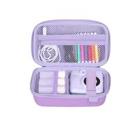 Leayjeen Kids' Instant Camera Case, Compatible with HiMont/Manttely/CAMCLID/GREENKINDER/Gofunly/Hangrui Brands, Includes Hand Strap and Shoulder Strap (Case Only) Purple