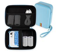 Leayjeen Kids Instant Print Camera Case Compatible with Hangrui/Gofunly/Operhoo/Yorkoo/Himont/Chrerna and Kids Camera Print Paper, Christmas Birthday Gift Toys for Boys and Girls (Case Only) Blue-1