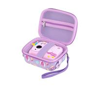 Leayjeen Kids Instant Print Camera Case for HiMont - Purple Unicorn | Compatible with Manttely/CAMCLID/GREENKINDER, with Handle and Strap, Zippered Mesh Pocket, Hard EVA Shell (Case Only)