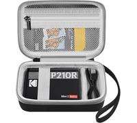 Leayjeen Portable Photo Printer Case, Compatible with KODAK Mini 2 Retro, Storage for Photo Paper and Charger, EVA Hard Shell, Black (Case Only)