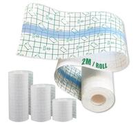 LEAYOKA 3 Rolls Second Skin Tattoo Cover Waterproof 15/10/5cm x 2m Mixed Sizes Transparent Tattoo Second Skin Protective Film for Tattoos Aftercare & Ink Protection