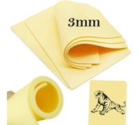 LEAYOKA Thick Fake Skin - 5Pcs A4 Size Tattoo Practice Skin, Soft Silicone Tattoo Art Hunt Accessories