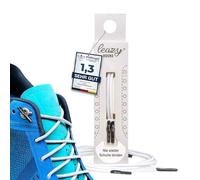 leazy Round - Elastic Round Hook-On Shoe laces - No-Tie Rubber Shoelaces - Perfect Fit and Stable Support for Sports and Leisure Activities