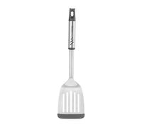 Lebabo Silicone Spatula - Slotted Turner Fish Spatulas for Nonstick Cookware - Stainless Steel Pancake Flipper Perfect for Steak, Burger, Pizza, Egg - Comfortable Grip - Dishwasher Safe - 13.86 inch