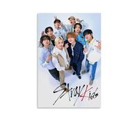 Lebaito Stray Poster Kids Music Kpop Group Cover Posters for Room Aesthetic Canvas Wall Art Bedroom Decor12x18inch(30x45cm)