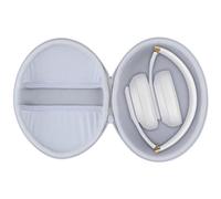 Lebakort Hard Carry Case Compatible with Beats Studio Pro Studio 3 Solo 4 Solo3 Solo2 Noise Cancelling Over-Ear Headphones (Off White Case)