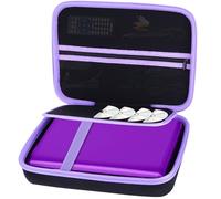 Lebakort Hard Carry Case Compatible with DBPOWER 10"/DBPOWER 10.1"/ YOTON 10.1"/SQQBZZ 10.1" / ieGeek 11.5" Portable DVD Player（Black+Purple）