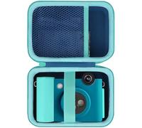 Lebakort Hard Carry Case Compatible with Kodak Smile+ 2-in-1 Digital Instant Print Camera & Photo Printer (Dark Blue + Mint Green)
