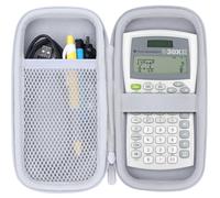 Lebakort Hard Carry Case Compatible with Texas Instruments TI-30XIIS TI-30XS TI-30Xa TI-36X Pro Scientific Calculator (White Case)