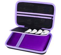 Lebakort Hard Carry Case Compatible with YOTON 9.5" / YOOHOO 9.5" Portable DVD Player（Black+Purple）