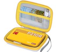 Lebakort Hard Carrying Case Compatible with Kodak mini 2 Retro P210R Wireless Mobile Photo Mini Color Printer (Off White + Yellow Case)