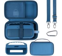 Lebakort Hard Case and Silicone Cover Combo Compatible with Bose SoundLink Flex (2nd Gen) Portable Speaker (Blue Dusk Case)