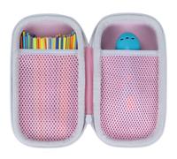 Lebakort Hard Case Compatible with 3Doodler Start+ Essentials,Pink | Start Essentials 3D Printing Pen Combo Storage Bag,Hard Shell Protection,Travel Friendly