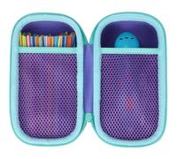 Lebakort Hard Case Compatible with 3Doodler Start+ Essentials/Start Essentials 3D Printing Pen Combo - Purple (Only Case)