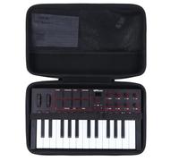 Lebakort Hard Case Compatible with Akai Professional MPK Mini IV USB-C MIDI Keyboard Controller (Black)
