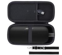 Lebakort Hard Case Compatible with Bose SoundLink Flex (2nd Gen) Bluetooth Portable Speaker (Black Case)