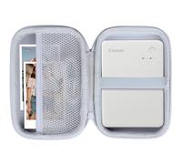 Lebakort Hard Case Compatible with Canon SELPHY QX20 Square QX10,White | Portable Printer Storage Bag,Hard Shell Protection,Travel Friendly