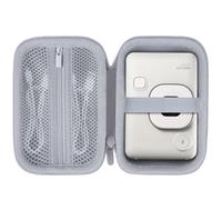 Lebakort Hard Case Compatible with Fujifilm Instax Mini Liplay+/Liplay Hybrid Digital Instant Film Camera and Photo Printer (Grey)