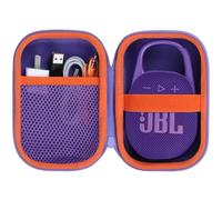Lebakort Hard Case Compatible with JBL Clip 5 Clip 4 Portable Bluetooth Speaker (Purple Case)