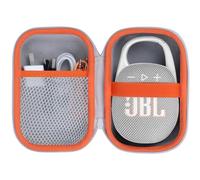 Lebakort Hard Case Compatible with JBL Clip 5 Clip 4 Portable Speaker (Off White Case)