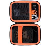 Lebakort Hard Case Compatible with JBL Go 4 Go 3 Go3 ECO Portable Bluetooth Speaker (Black Case)