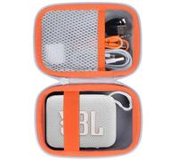 Lebakort Hard Case Compatible with JBL Go 4 Go 3 Go3 ECO Portable Speaker (Off White Case)