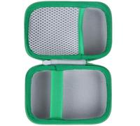 Lebakort Hard Case Compatible with JBL Go 5/4 / 3/3 ECO Portable Speaker (Gray+Green Case)