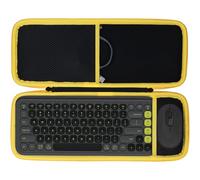 Lebakort Hard Case Compatible with Logitech POP ICON Keyboard Mouse Combo/ICON KEYS Keyboard (Graphite Case)