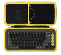 Lebakort Hard Case Compatible with Logitech POP ICON KEYS Keyboard,Graphite | Storage Bag,Hard Shell Protection