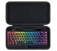 Lebakort Hard Case Compatible with Razer Huntsman/Huntsman V3 Pro mini/Blackwidow V3 mini/Aula WIN60 HE/Snpurdiri 60% Mechanical Gaming Keyboard 61 Keys (Black)